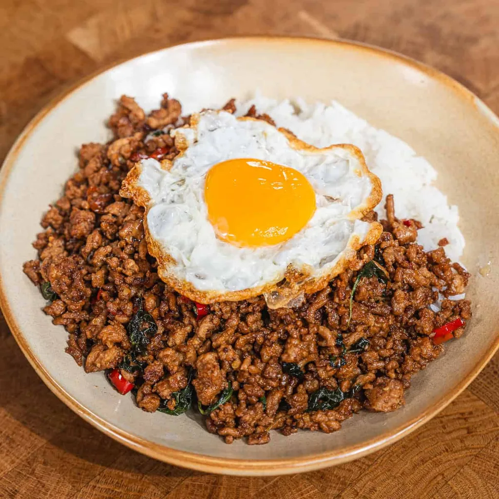 Thai Basil Stir-Fry with Egg