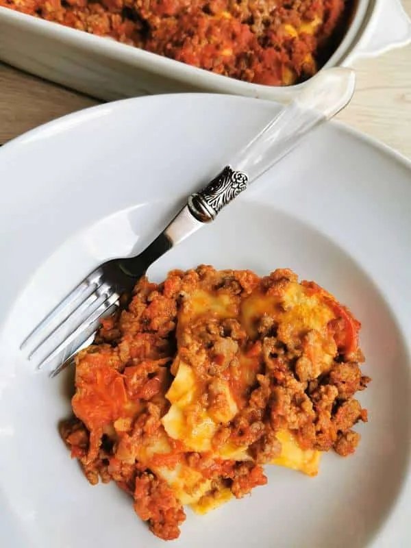 Baked Fazzoletti Pasta from Abruzzo (fregnacce Abruzzesi)