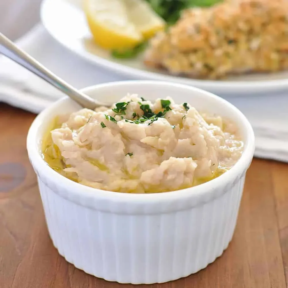 Garlic White Bean Mash In A Flash