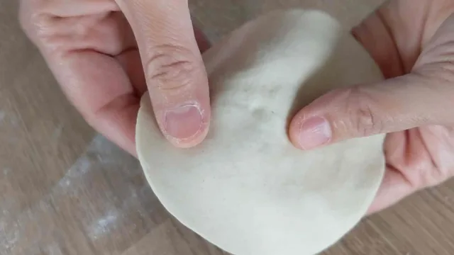 rolling a wrapper