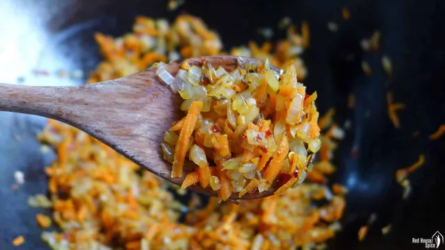 Fried onion & carrot